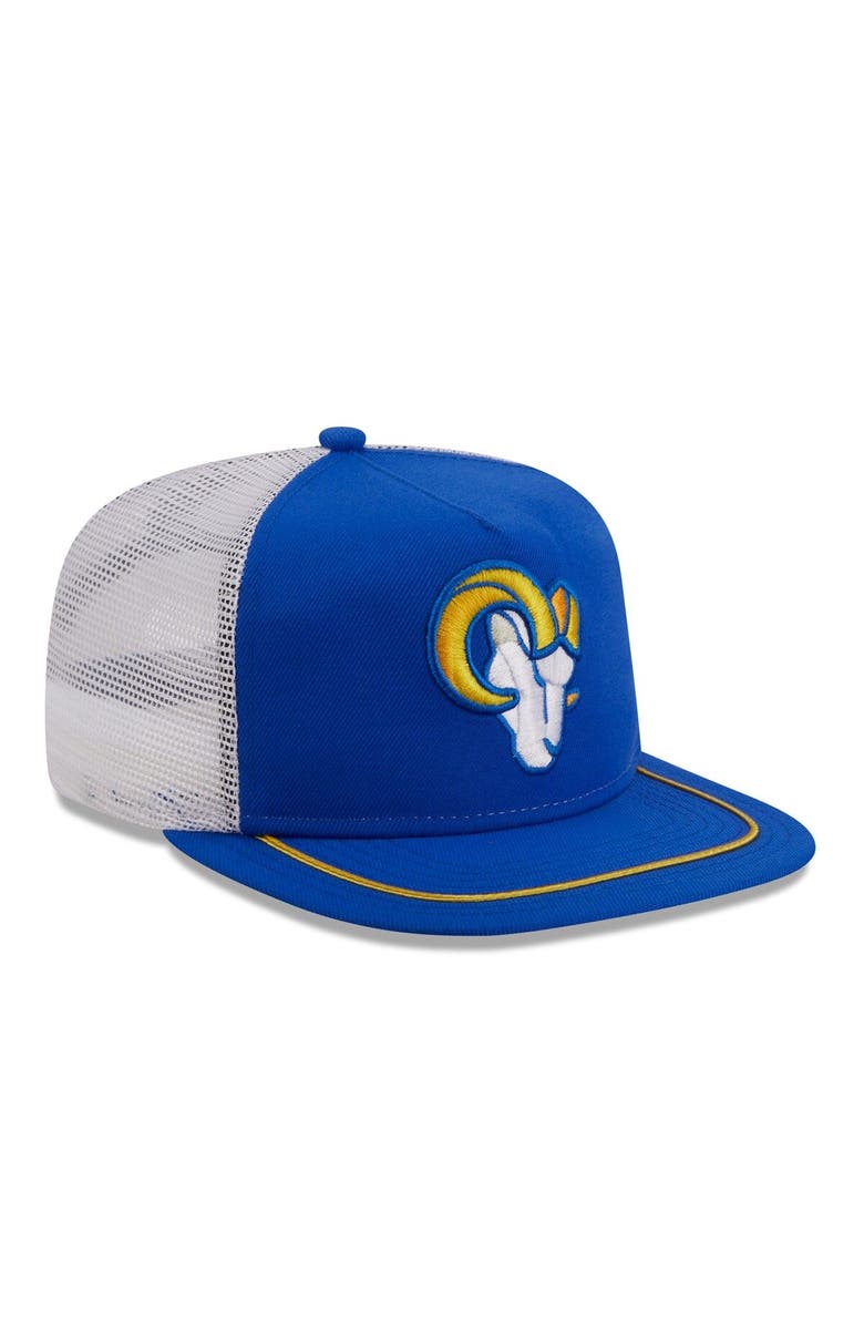 New Era Men's New Era Royal/White Los Angeles Rams Original Classic Golfer Adjustable Hat, Alternate, color, 
