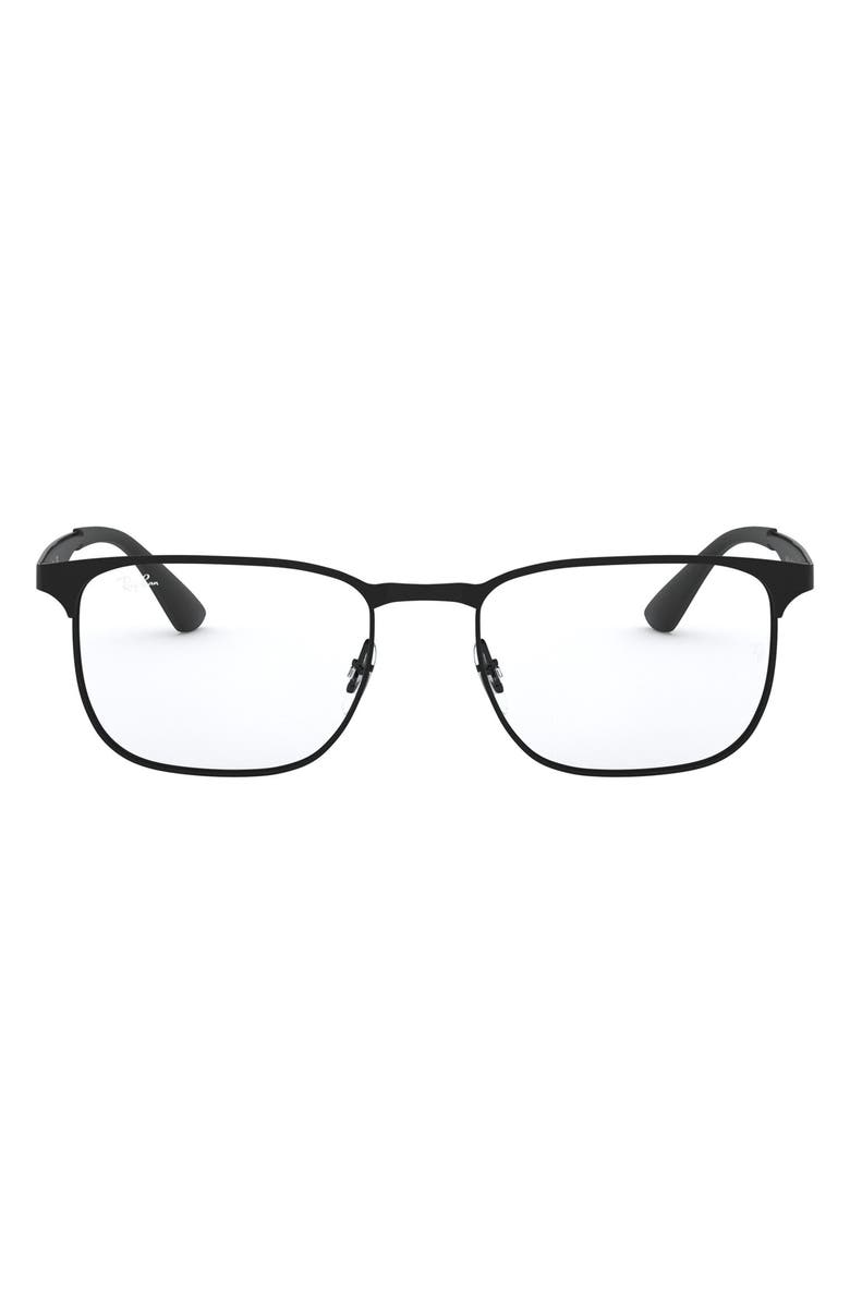 Ray-Ban 54mm Optical Glasses, Main, color, Black