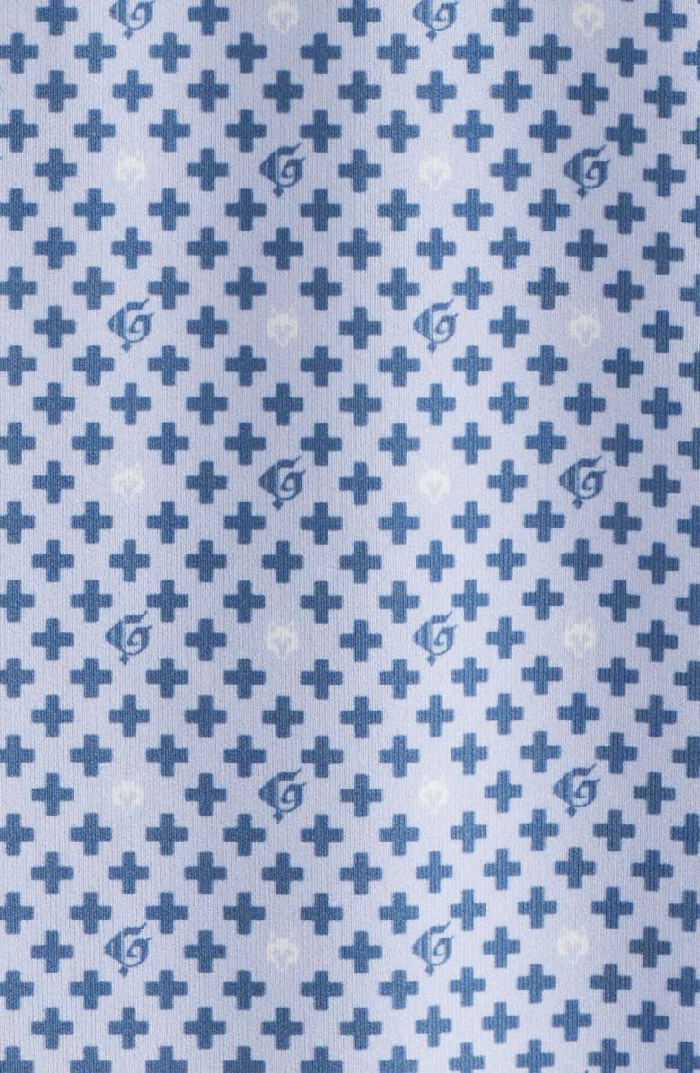 Greyson Pack Mentality Geo Print Performance Golf Polo, Alternate, color, Jellyfish