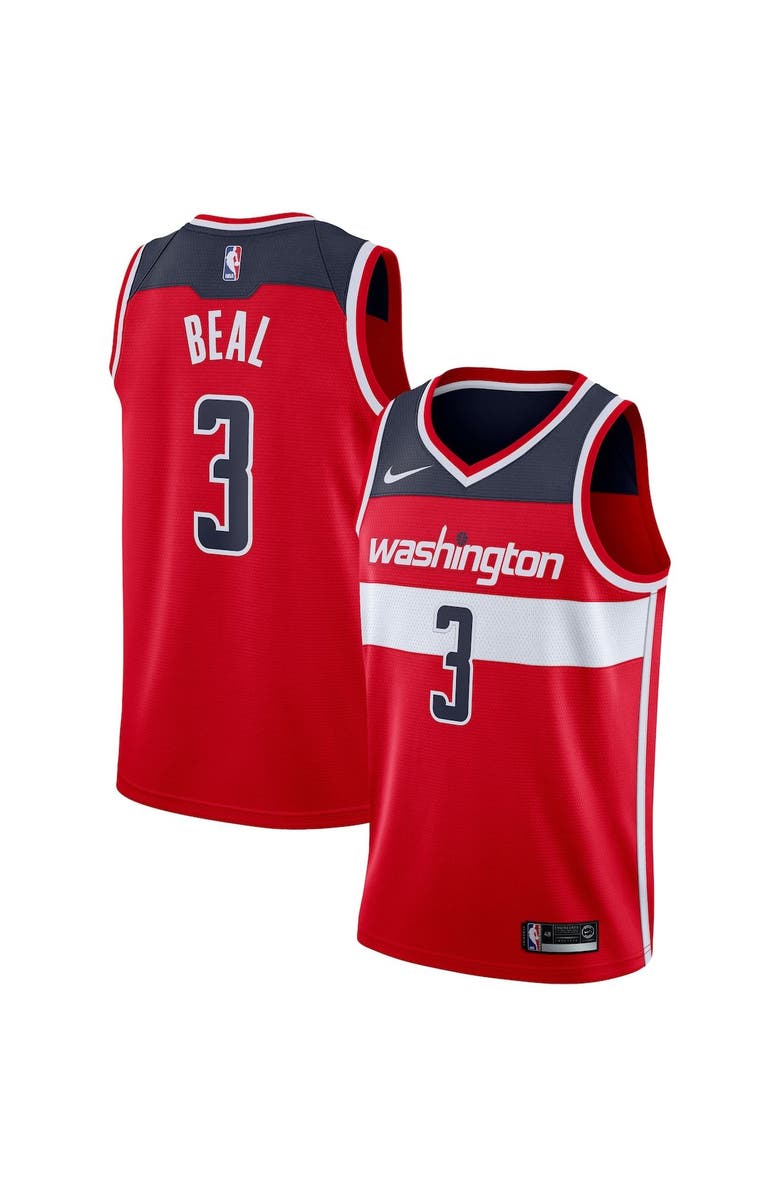 Nike Youth Nike Bradley Beal Red Washington Wizards Swingman Jersey, Main, color, 