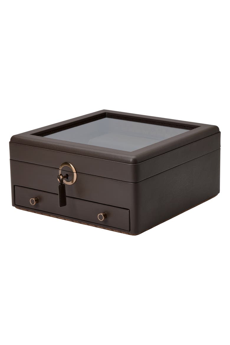 Earth Watch Stand Box, Alternate, color, Coffee
