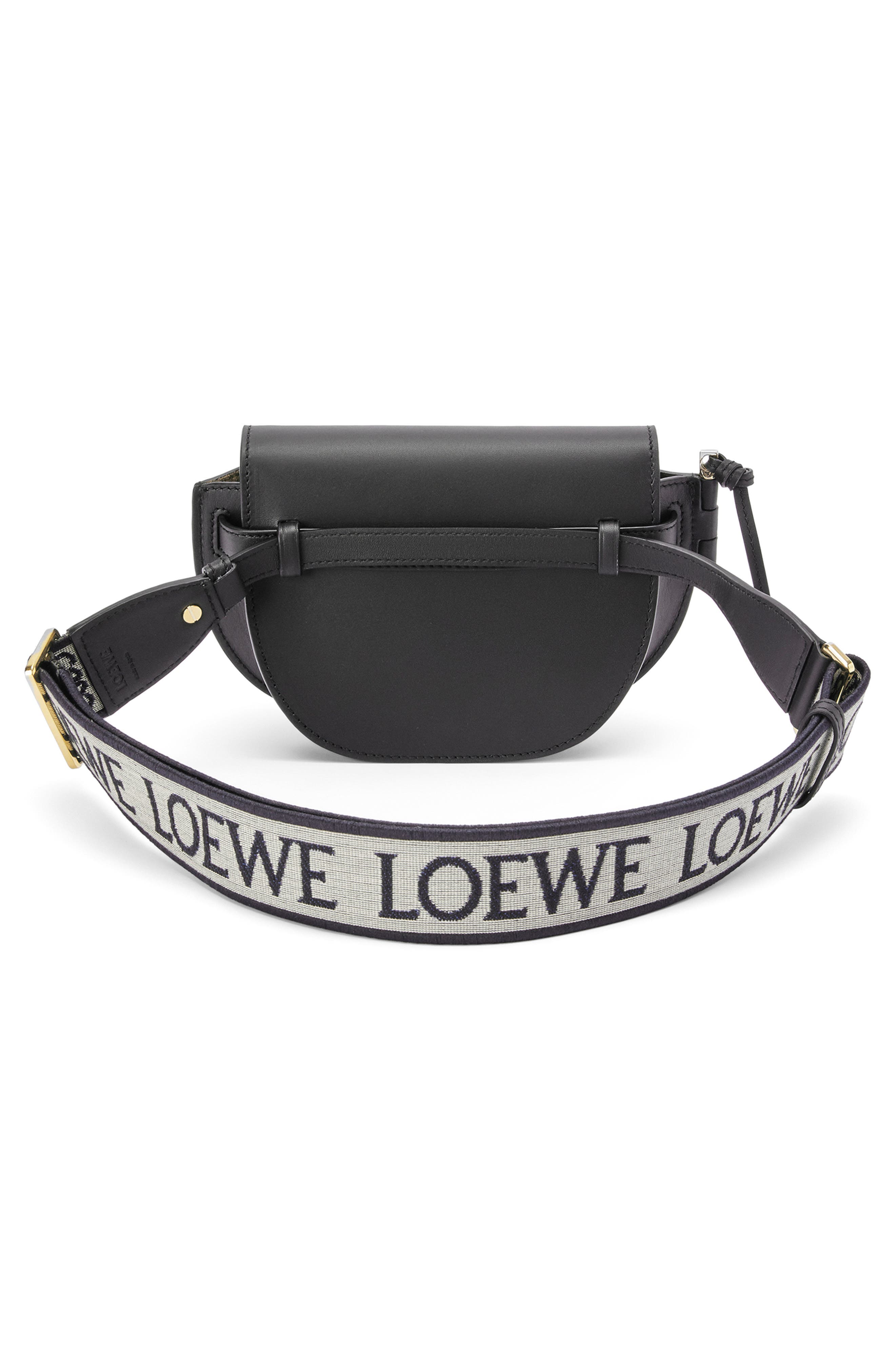 Loewe Mini Gate Leather Convertible Bag, Alternate, color, 