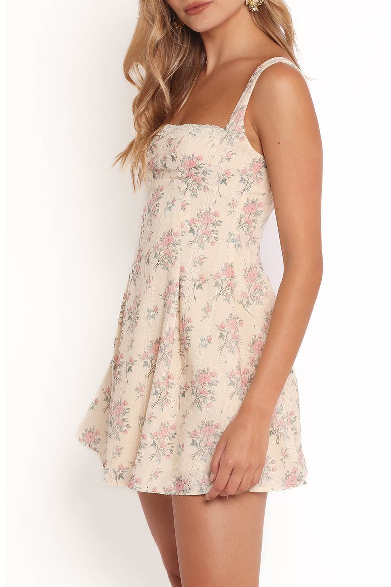 Finnegan Fit & Flare Minidress, Alternate, color, FLORAL