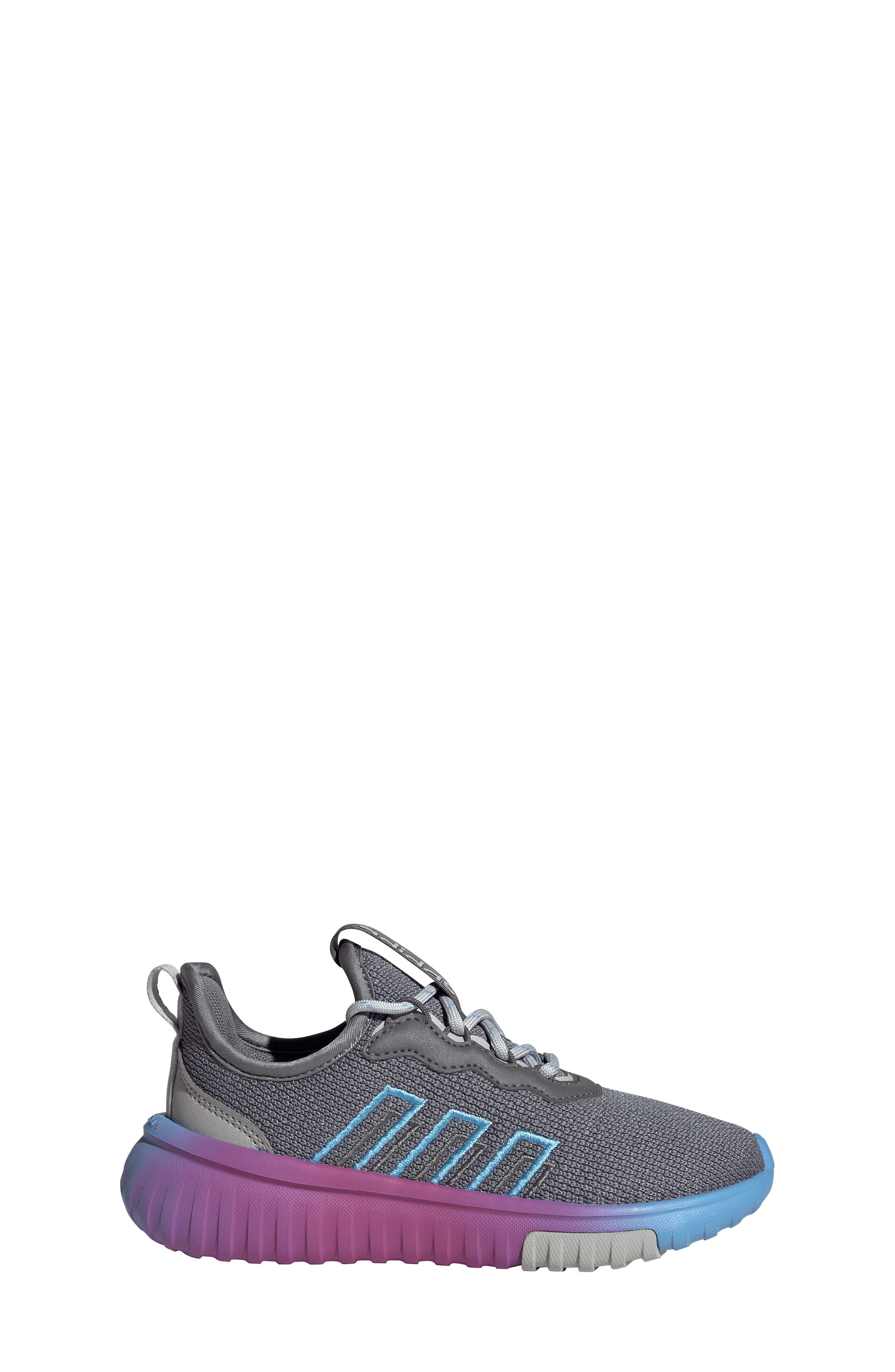 adidas Kids' Kaptir Flow 2.0 Sneaker, Alternate, color, Grey/ Blue/ Purple