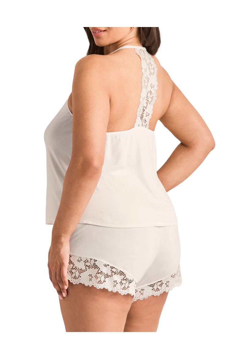 Jacky Pajama Cami & Shorts Set, Alternate, color, Light white