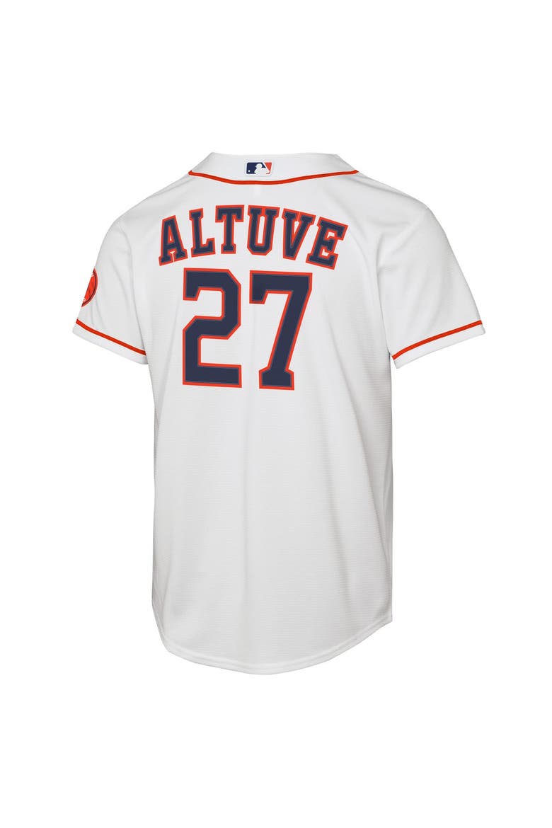Youth Nike Jose Altuve White Houston Astros Home Stadium Jersey, Alternate, color, White