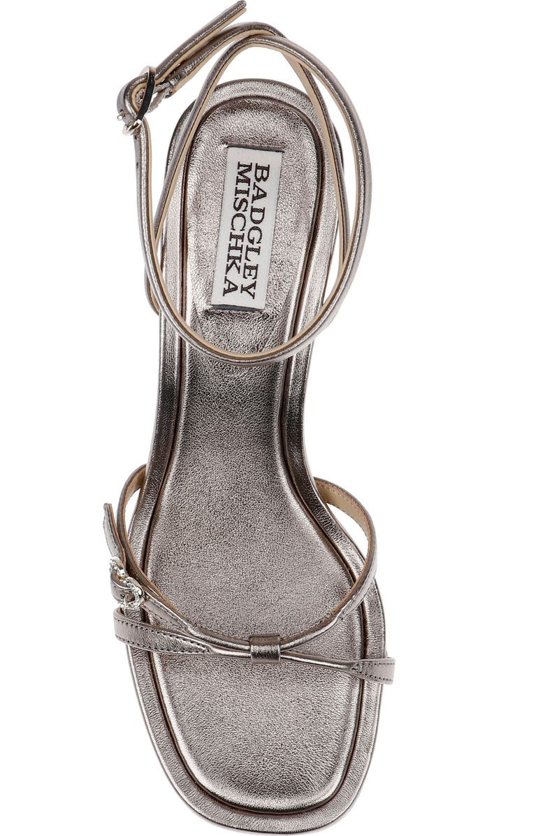 Badgley Mischka Collection Brynna Ankle Strap Sandal, Alternate, color, Light Bronze