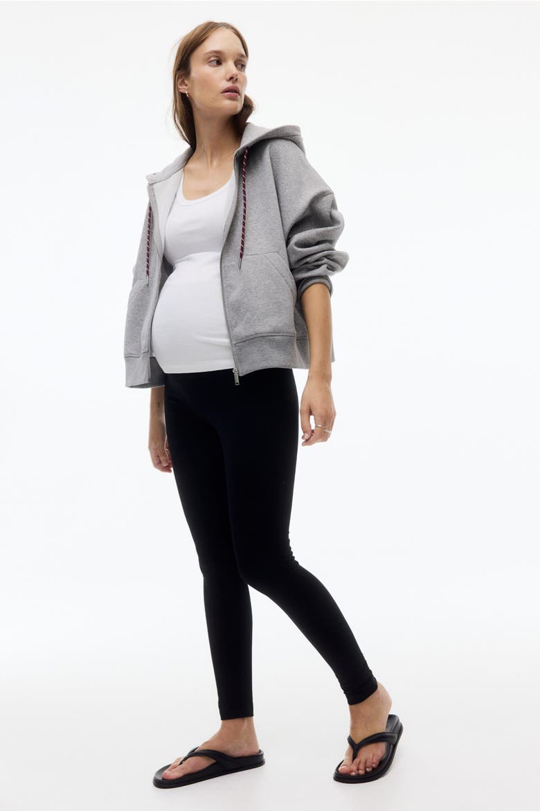 Mama Before & After Leggings, Main, color, Black