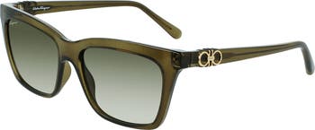 Gancini 54mm Rectangular Sunglasses