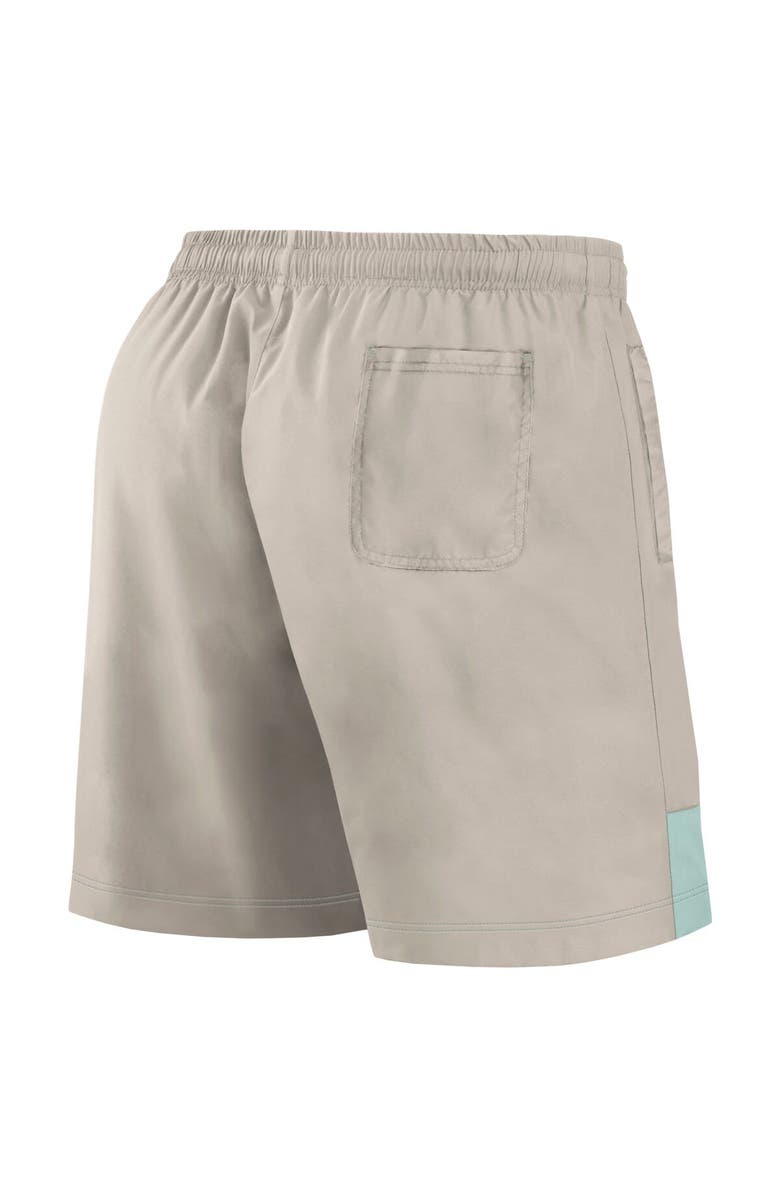 FANATICS Men's Fanatics Branded Gray Formula 1 Liquify Badge Woven Shorts, Alternate, color, 