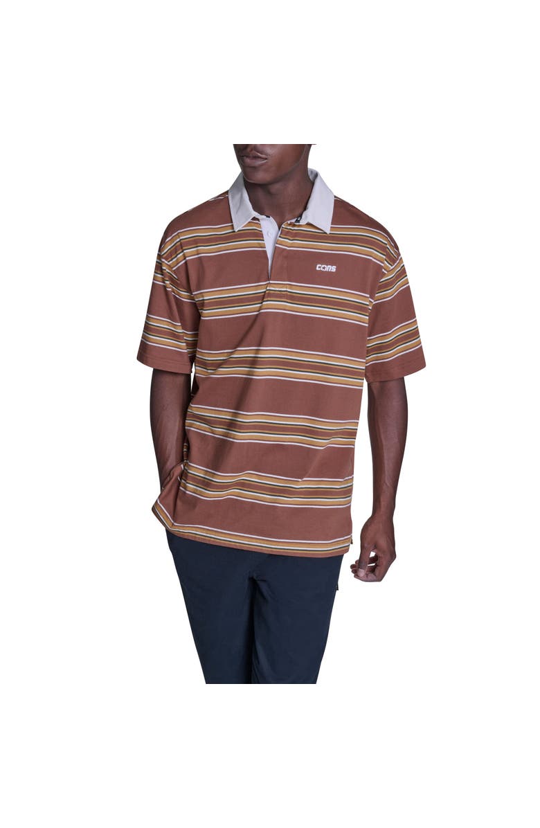 Converse Cons Stripe Polo, Main, color, Unearthed Multi