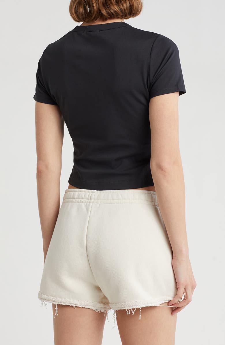 rag & bone RB Enhance Baby Tee, Alternate, color, Black