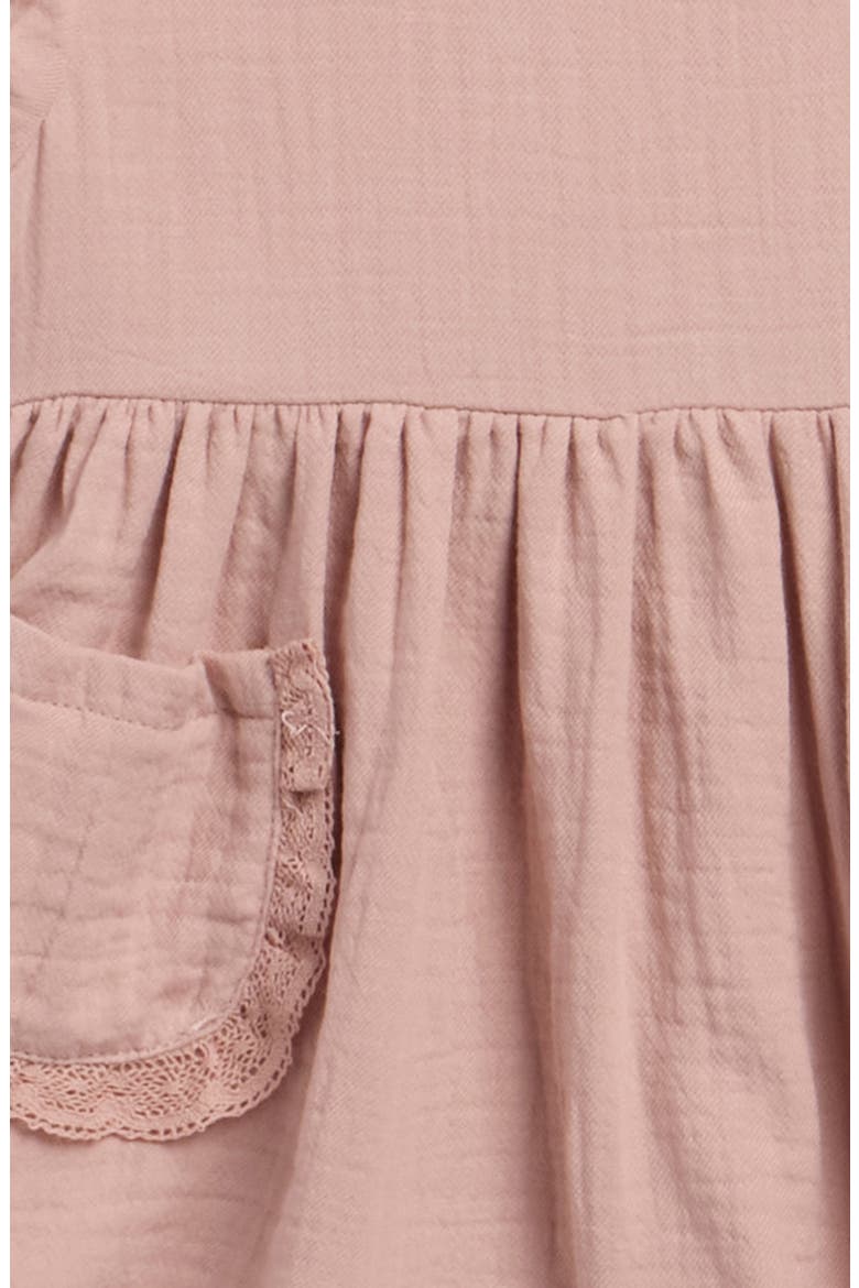 Kids' Marisol Lace Trim Dress & Bloomers Set, Alternate, color, MAUVE