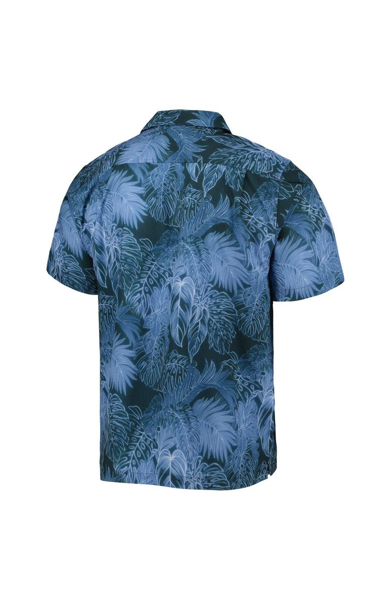 Tommy Bahama Men's Tommy Bahama Navy Virginia Cavaliers Coast Luminescent Fronds IslandZone Button-Up Camp Shirt, Alternate, color, Navy