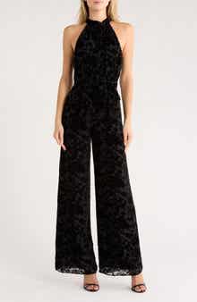 Alice + Olivia Thelma Halter Jumpsuit