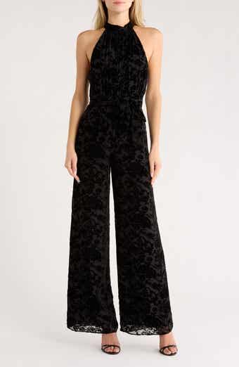 Alice + Olivia Thelma Halter Jumpsuit