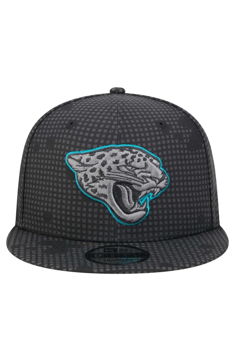 New Era Men's New Era Black Jacksonville Jaguars Midnight Ink Pop Outline 9FIFTY Snapback Hat, Alternate, color, Black