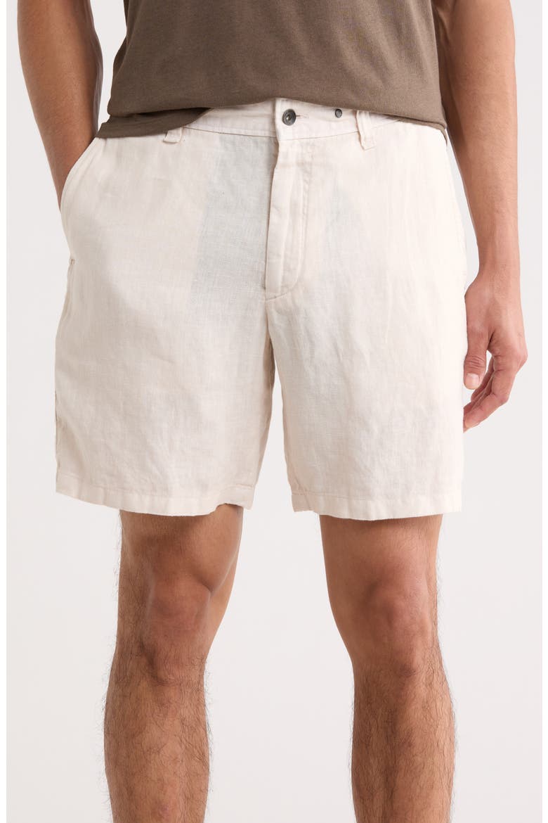 Haydon Linen Shorts, Main, color, LIGHT TAN