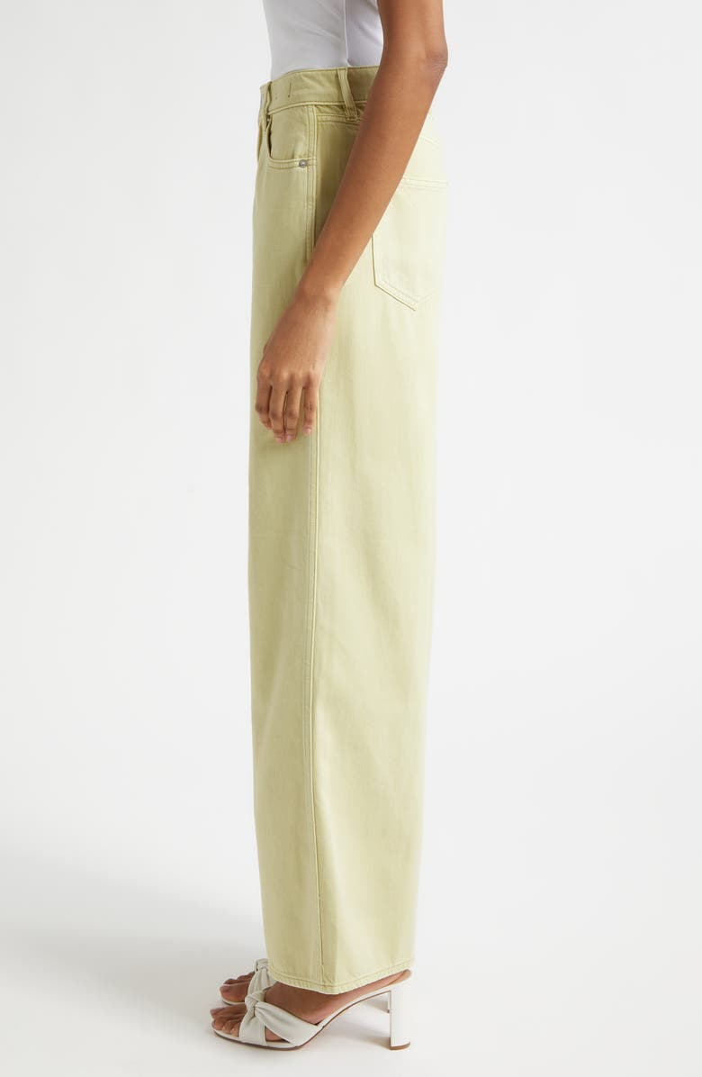 Veronica Beard Kasey Wide Leg Jeans, Alternate, color, Pistachio