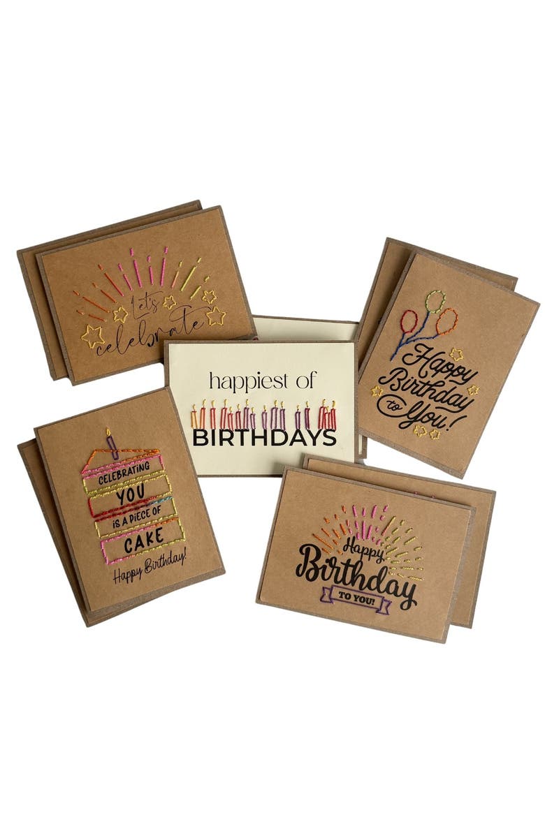 Birthday Variety Pack - 10 Greeting Cards, Main, color, Multicolor