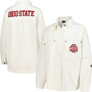 Hype and Vice Women's Hype and Vice White Ohio State Buckeyes Multi-Hit Hometown Full-Snap Jacket