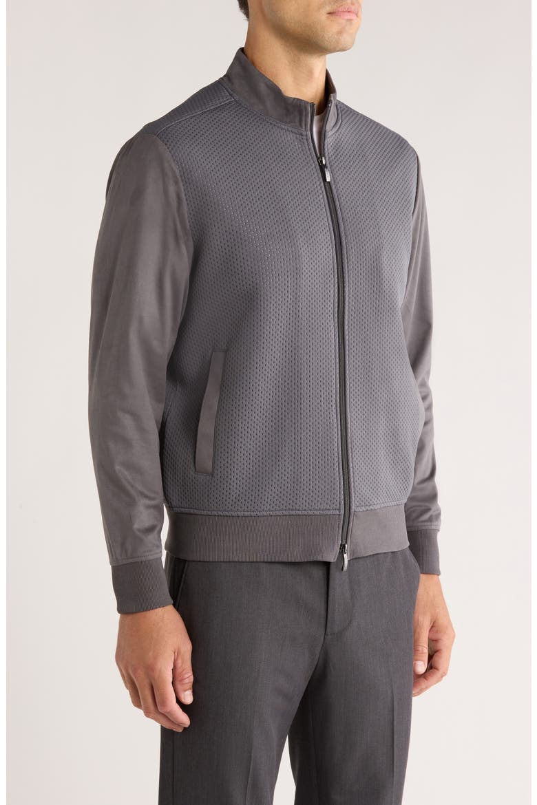 Curtin Full Zip Jacket, Alternate, color, SMOKE