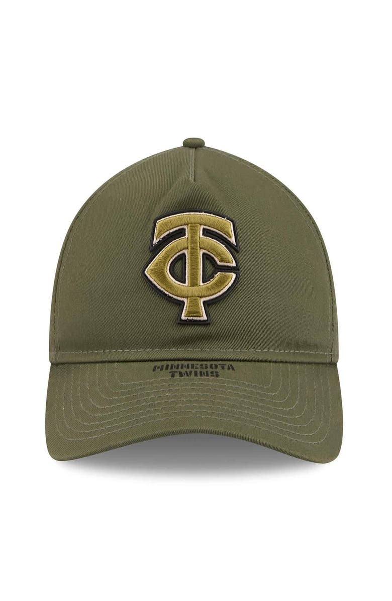 New Era Men's New Era Olive Minnesota Twins 2026 Armed Forces Day 9TWENTY Adjustable Hat, Alternate, color, Olive