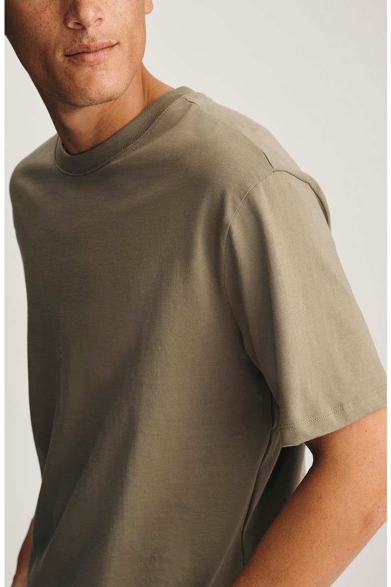 Relaxed Fit Cotton T-Shirt, Alternate, color, DUSKY GREEN
