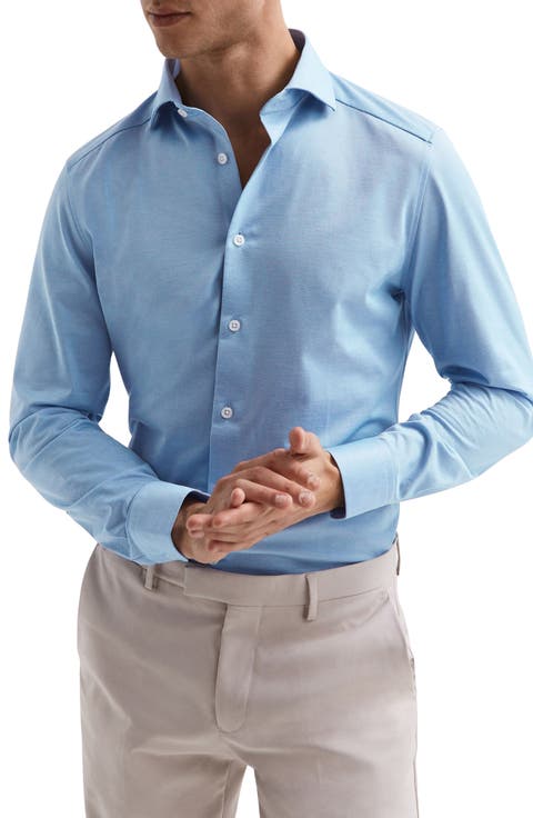 Nate Solid Button-Up Shirt