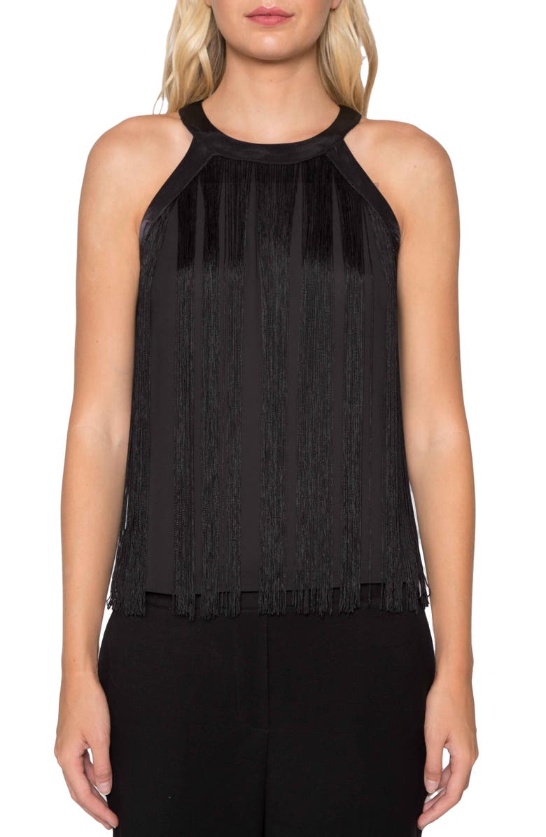 Willow & Clay Fringe Tank, Main, color, 