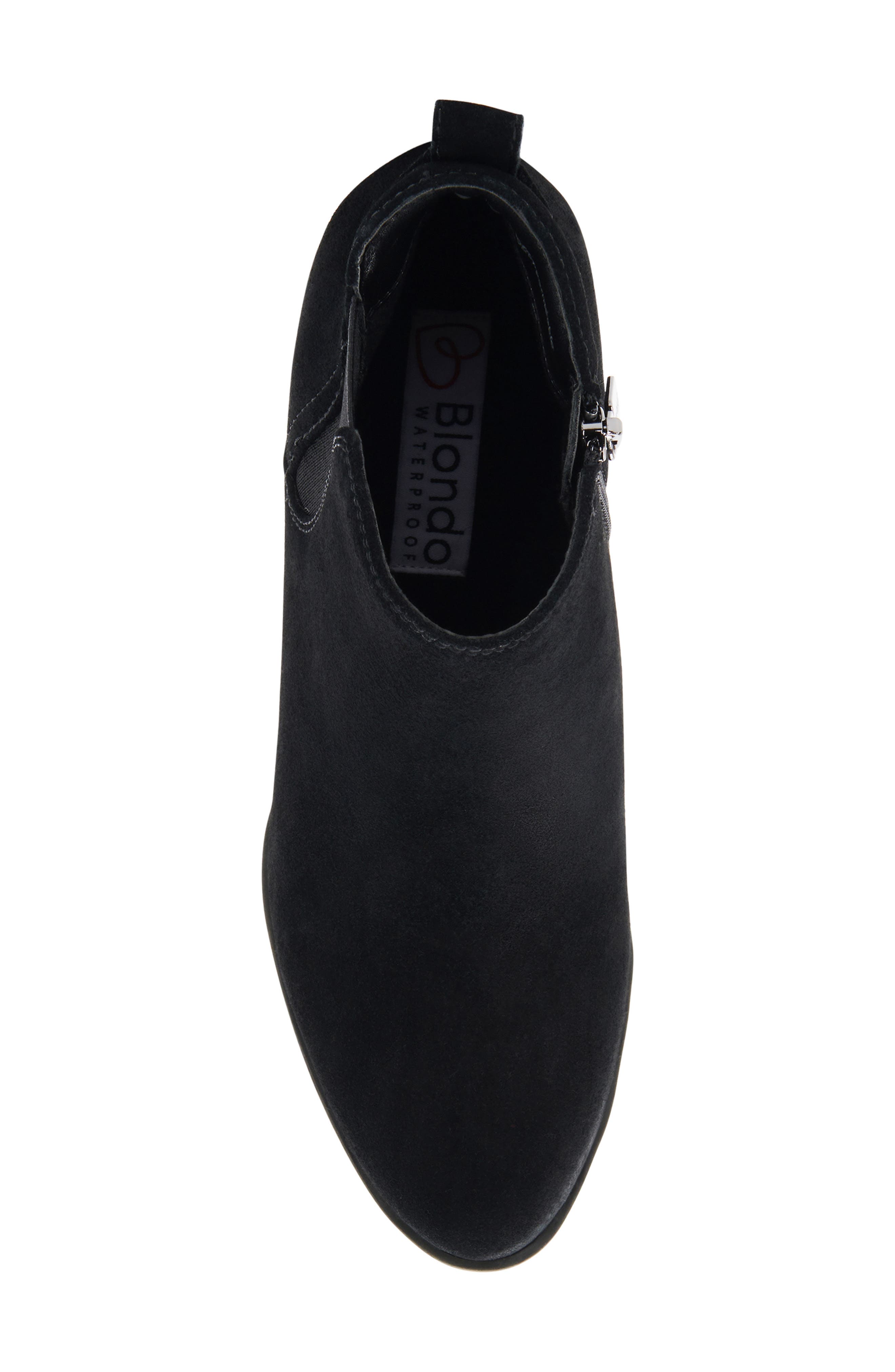Blondo Victory Waterproof Bootie, Alternate, color, Black Suede