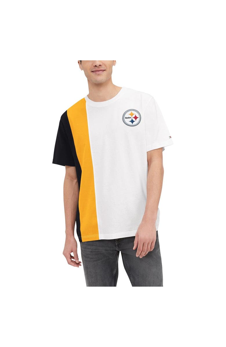 Tommy Hilfiger Men's Tommy Hilfiger White Pittsburgh Steelers Zack T-Shirt, Main, color,