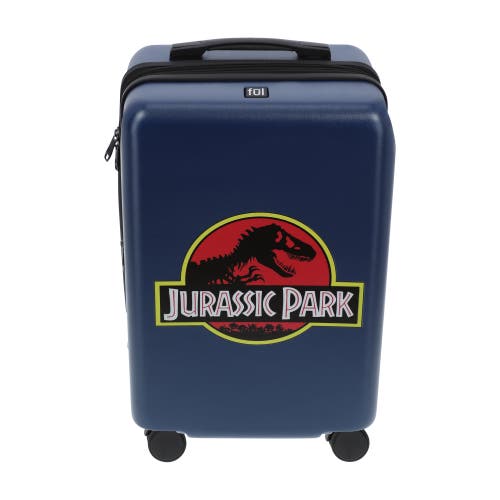 Ful Nbc Studios Jurassic Park 22.5" Carry-on Luggage In Blue