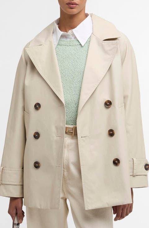 Maisy Showerproof Double Breasted Jacket