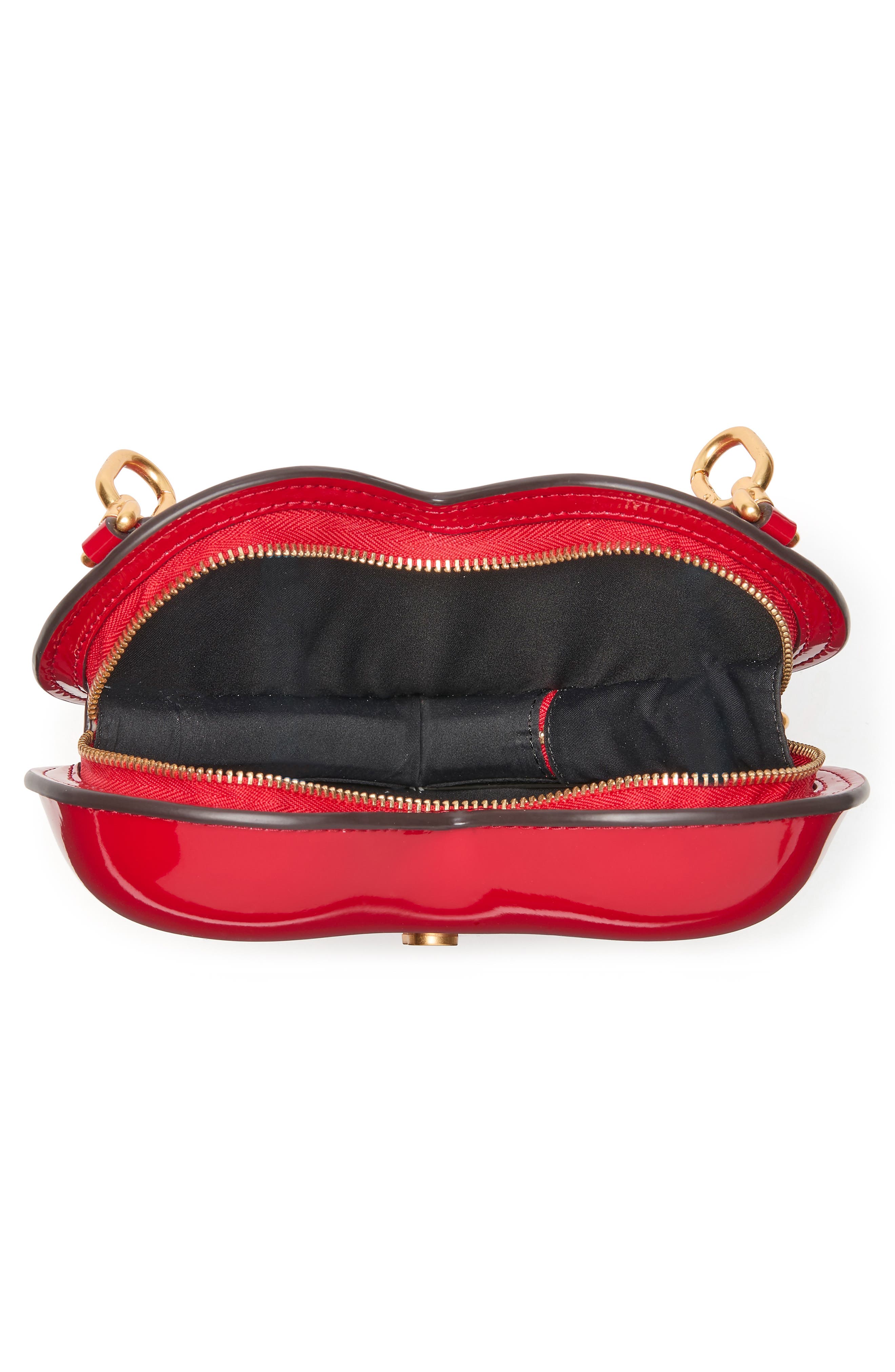 Kate Spade New York key to my heart patent leather crossbody bag, Alternate, color, 