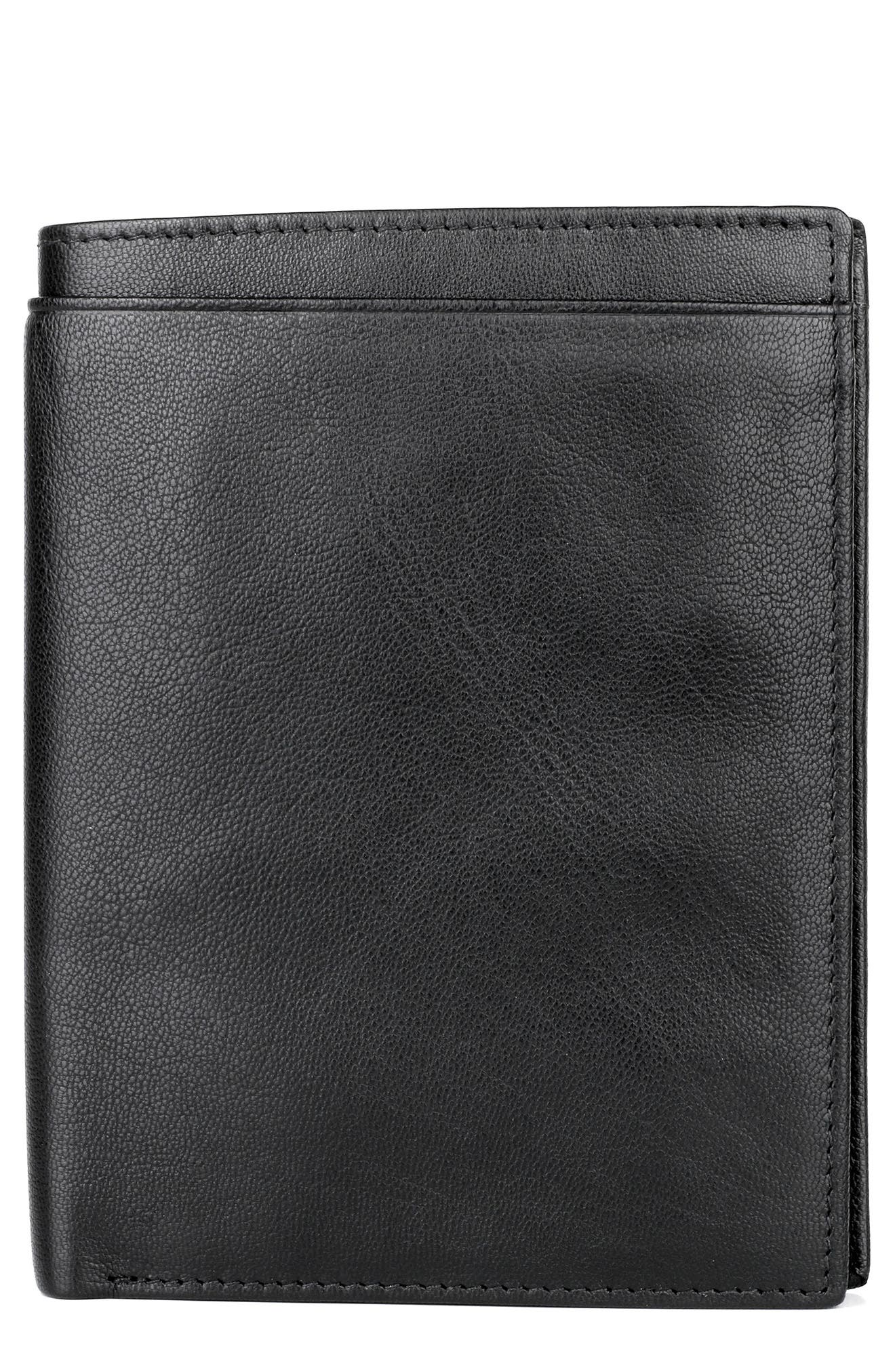 BUXTON RFID Leather Passport Wallet