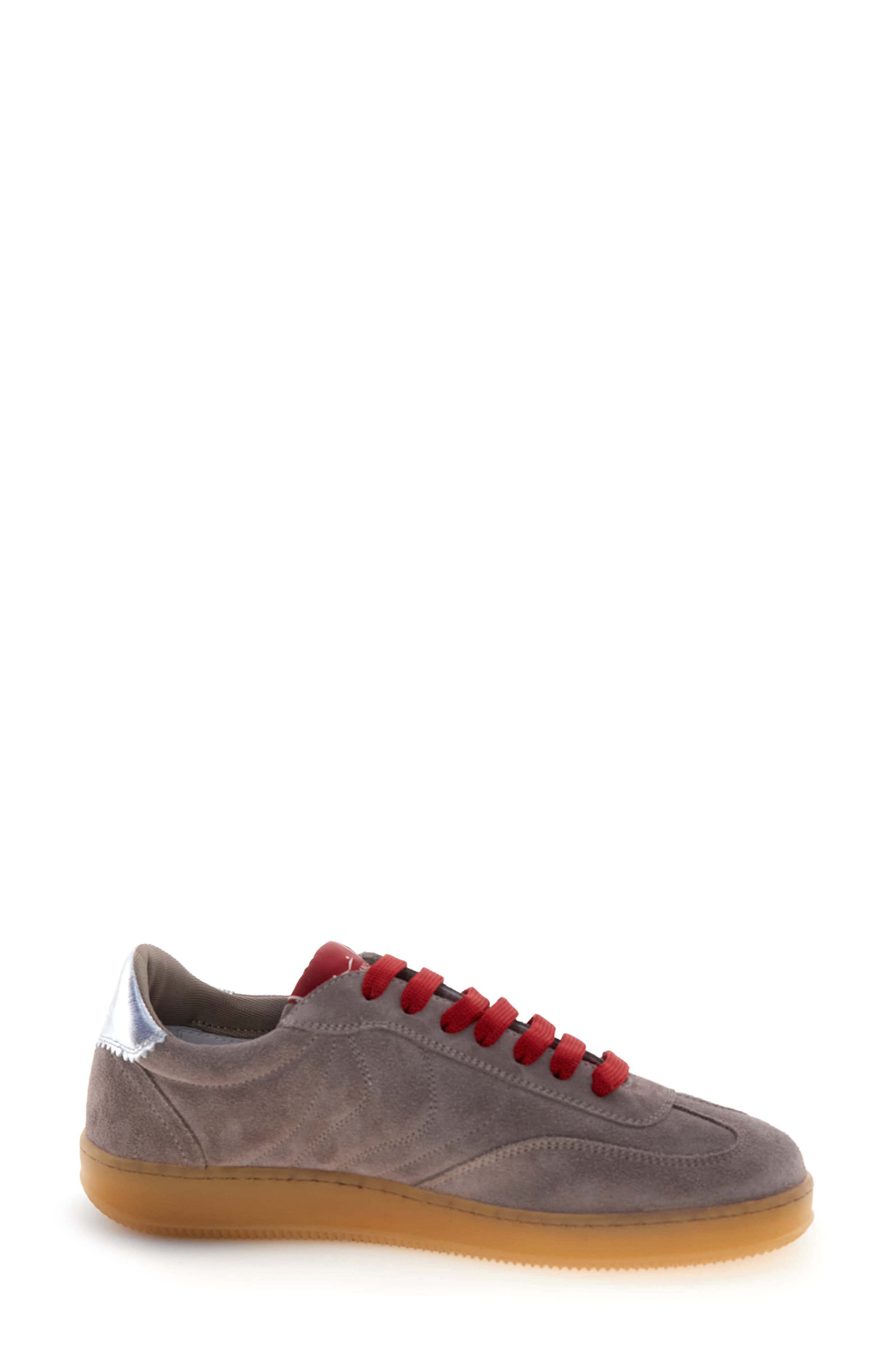 Olivia Court Sneaker, Alternate, color, GREY/ PINK