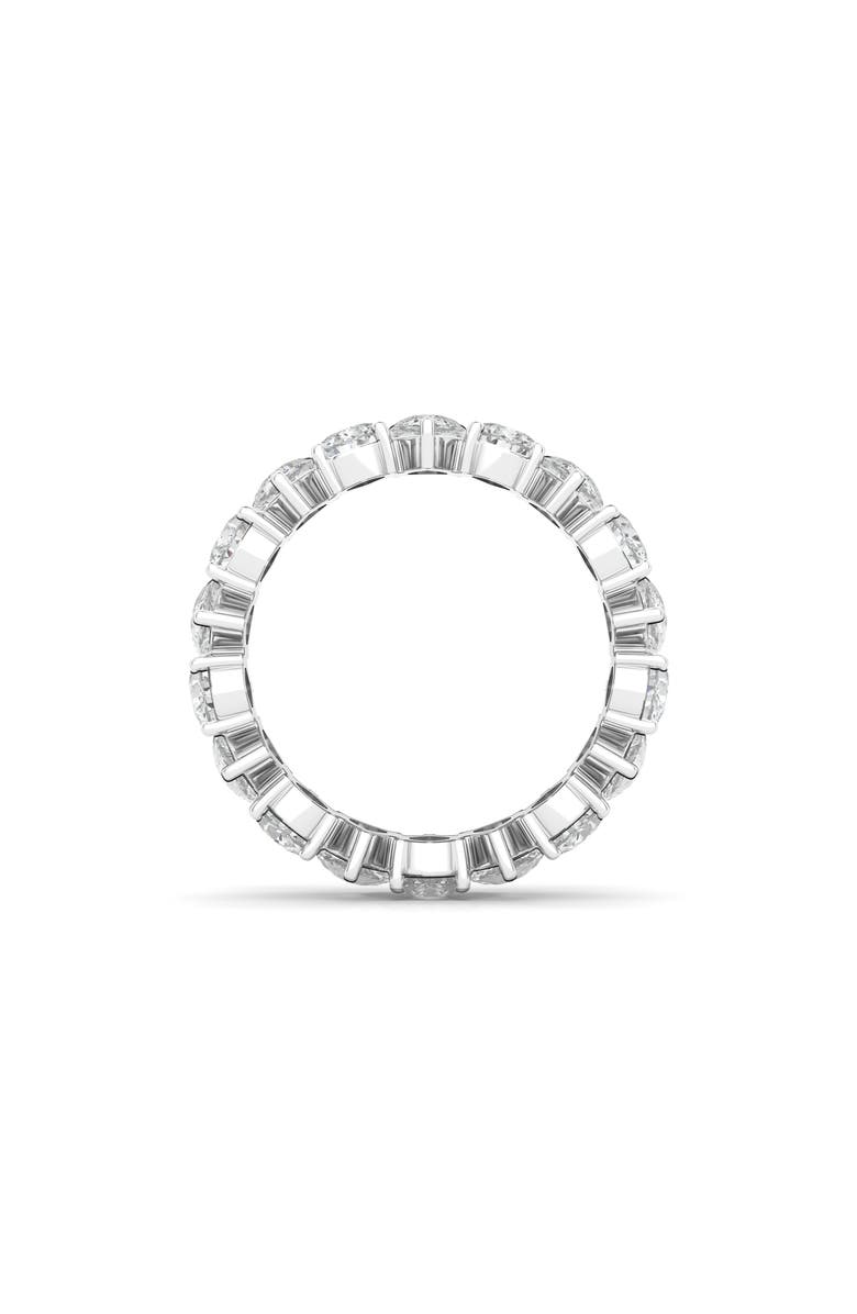 HauteCarat Alternating Pear Lab Created Diamond Eternity Ring, Alternate, color, 