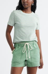 Caslon® Cotton Blend Crewneck T-Shirt