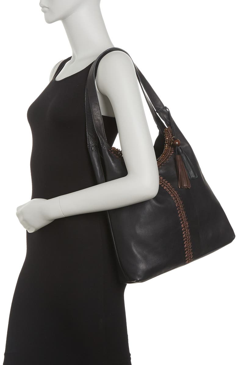 THE SAK COLLECTIVE Huntley Leather Hobo Bag, Alternate, color,