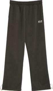 Golden Goose Star Wide Leg Track Pants