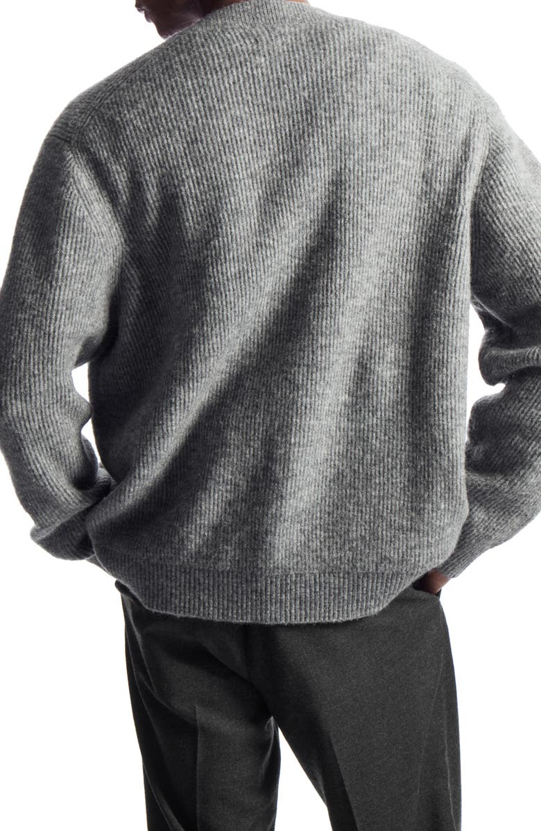 COS Regular Fit Wool & Mohair Blend Cardigan, Alternate, color, 