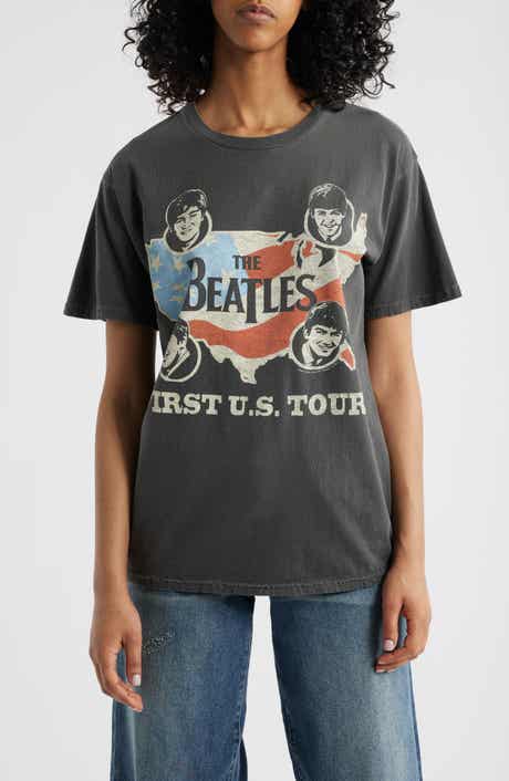 Junk Food Beatles First US Tour Cotton Graphic T-Shirt