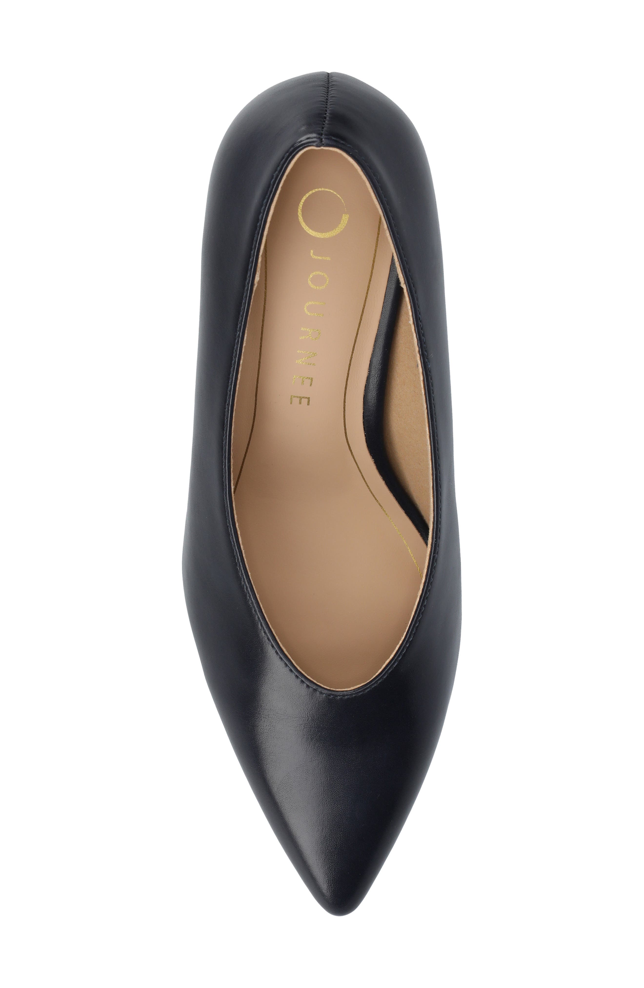 Danika Pointed Toe Pump, Alternate, color, NAVY