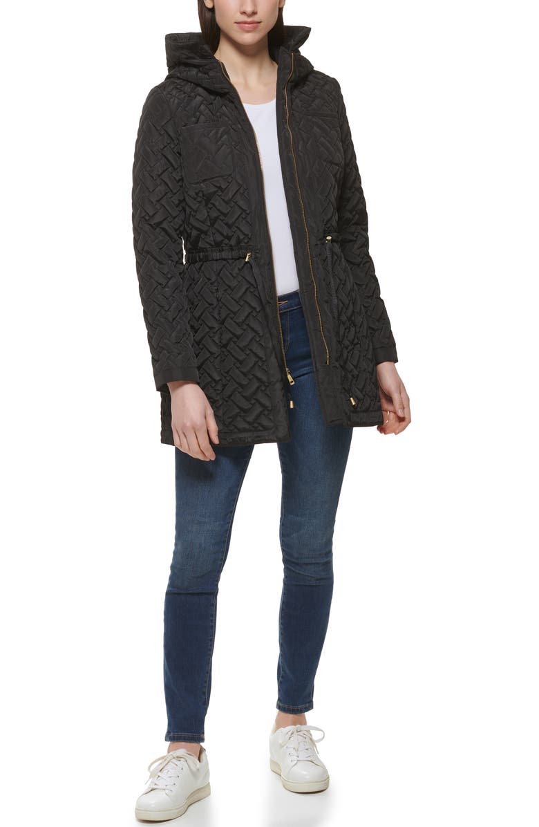 Cole Haan Signature Quilted Zip Front Jacket, Alternate, color, 