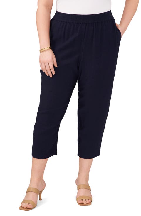 Pull-On Straight Leg Pants (Plus Size)