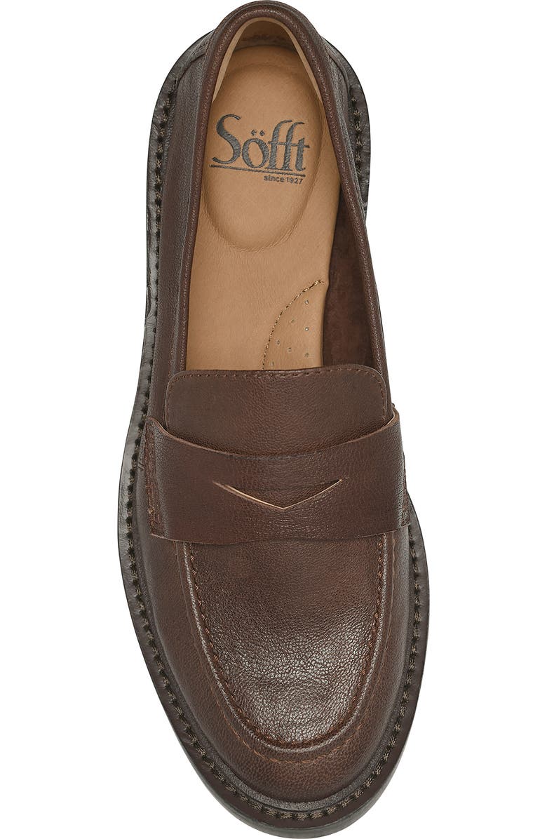 Söfft Mara Penny Loafer, Alternate, color, Cocoa Brown