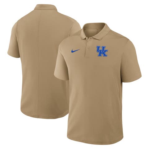 Men's Nike Tan Kentucky Wildcats Primetime Victory Primary Logo Performance Polo