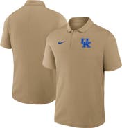 Nike Men's Nike Tan Kentucky Wildcats Primetime Victory Primary Logo Performance Polo