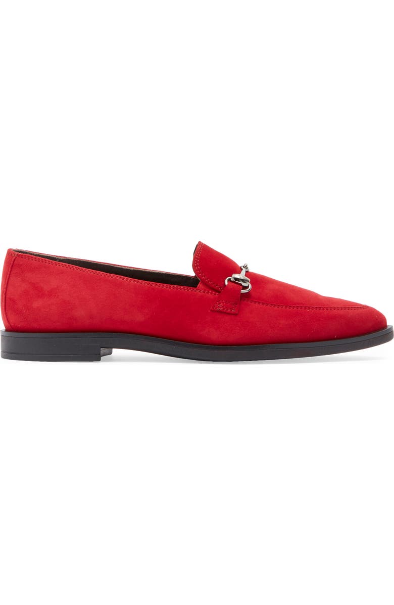 Paul Green Wexler Pointed Toe Bit Loafer, Alternate, color, Chili Suede